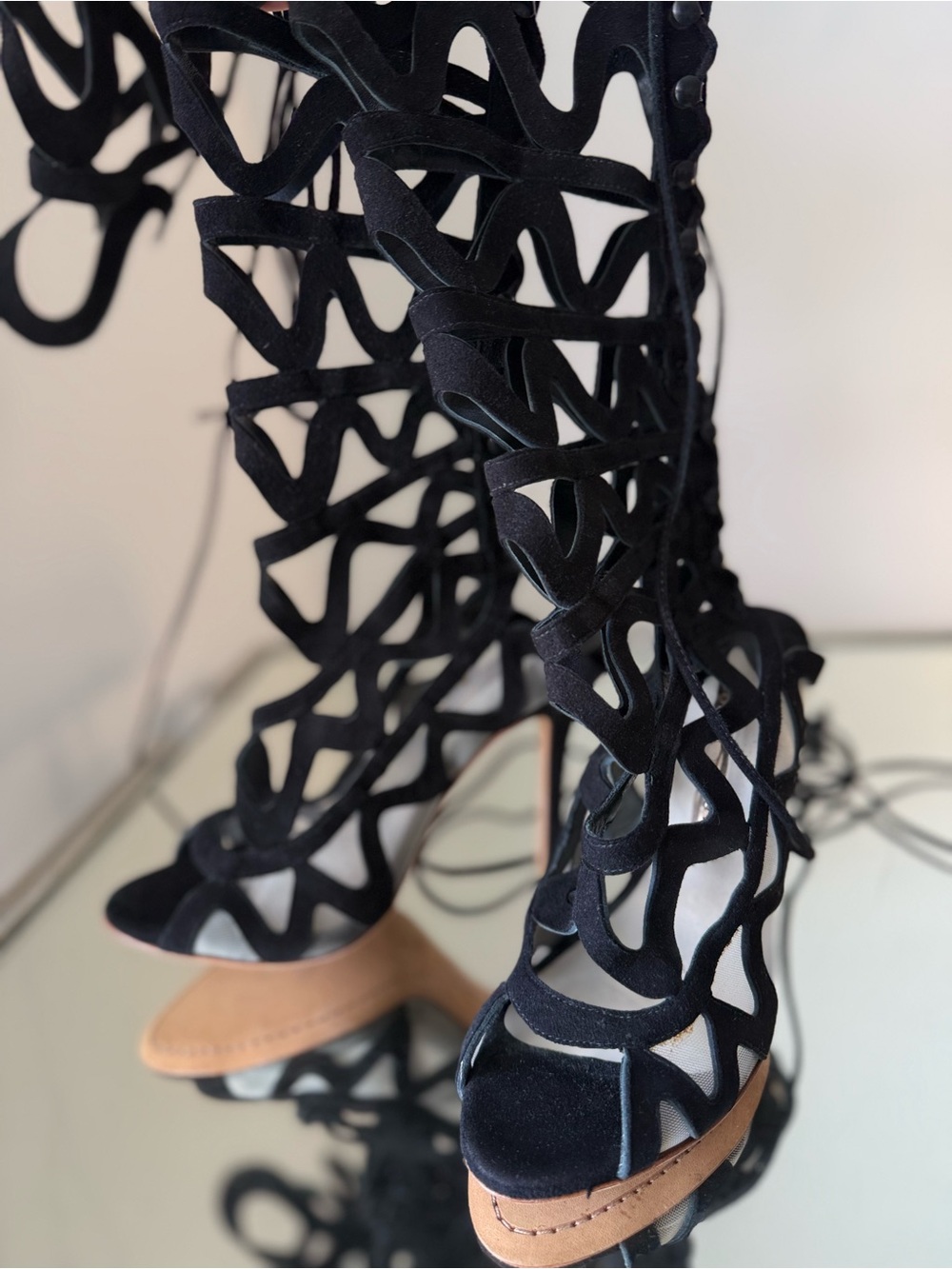 Sophia Webster Mila Cutout Over-the-Knee Boots, $2,250 36 - Picture 9 of 14